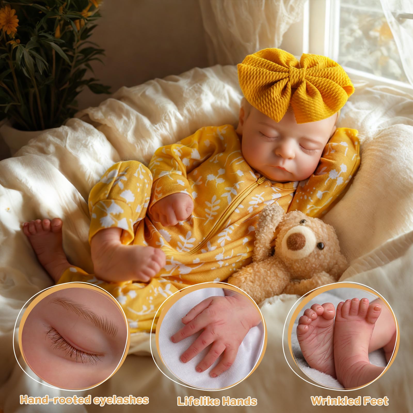ADFO photo-ready prop doll ideal for shoots and memories