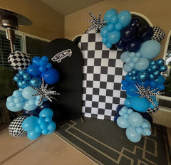 adoinby blue balloon garland ideas for birthdays and celebrations
