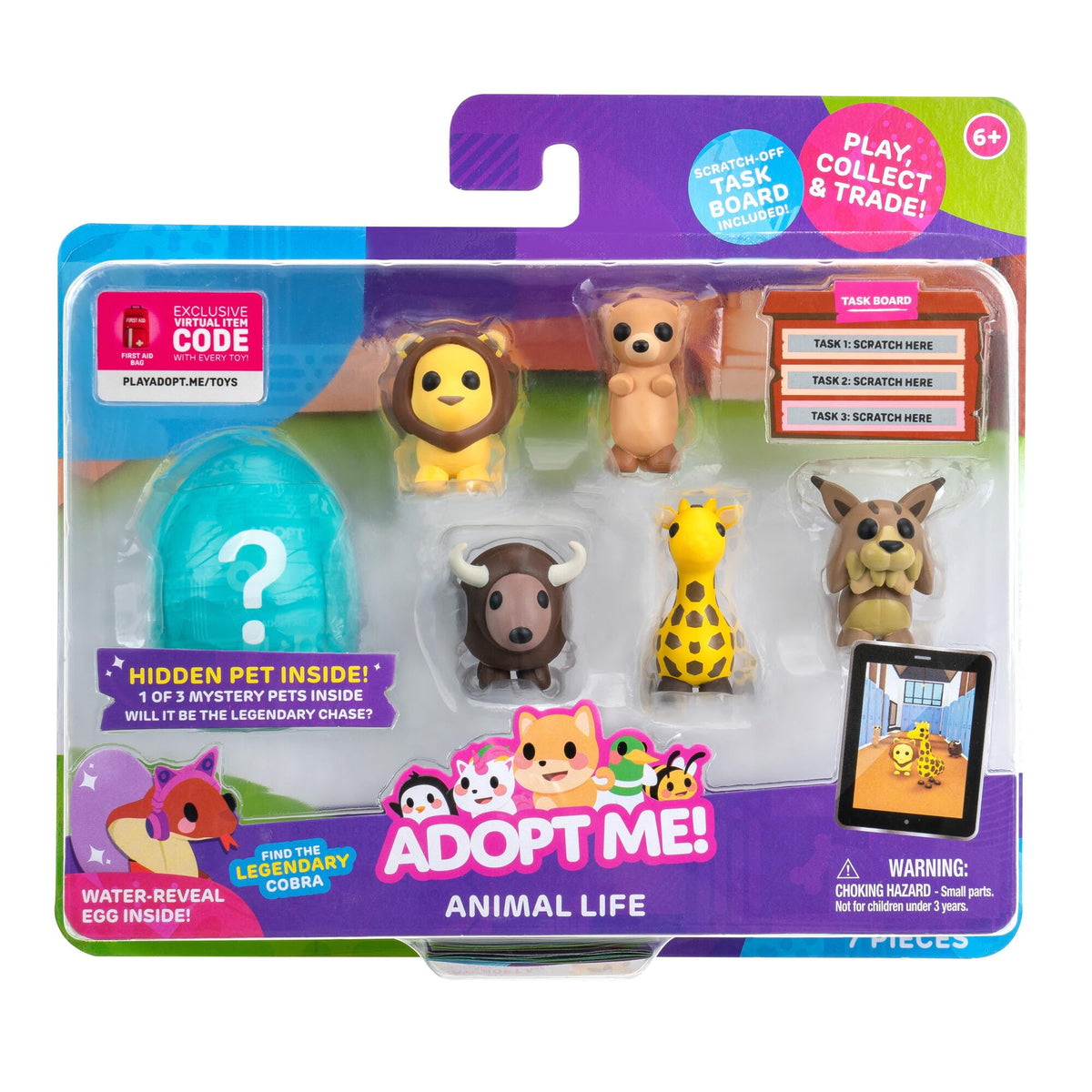 Adopt Me! hidden pet egg ready for water reveal and surprise discovery.
