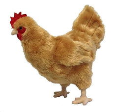 Detailed stitching gives Buffy a lifelike hen look for display or pretend play.