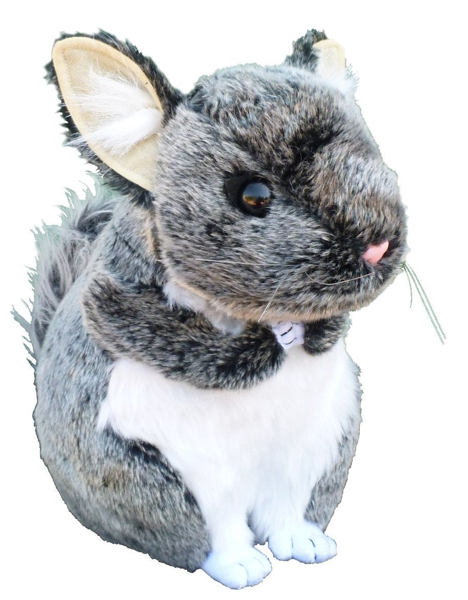 Adore Gizmo 12-inch chinchilla plush, soft cuddle buddy for imaginative play