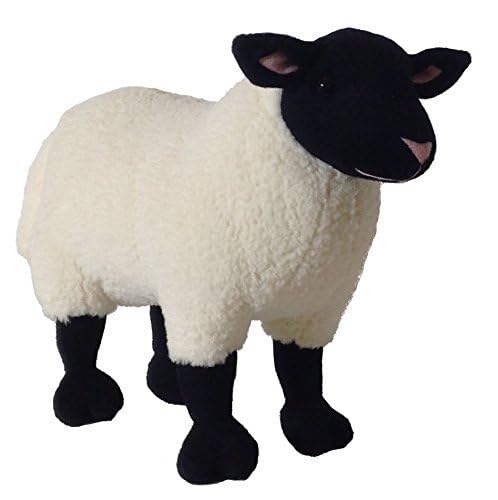 Adore Plush bendable legs Suffolk Sheep plush enables playful poses and imaginative storytelling.