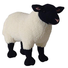 Adore Plush bendable legs Suffolk Sheep plush enables playful poses and imaginative storytelling.