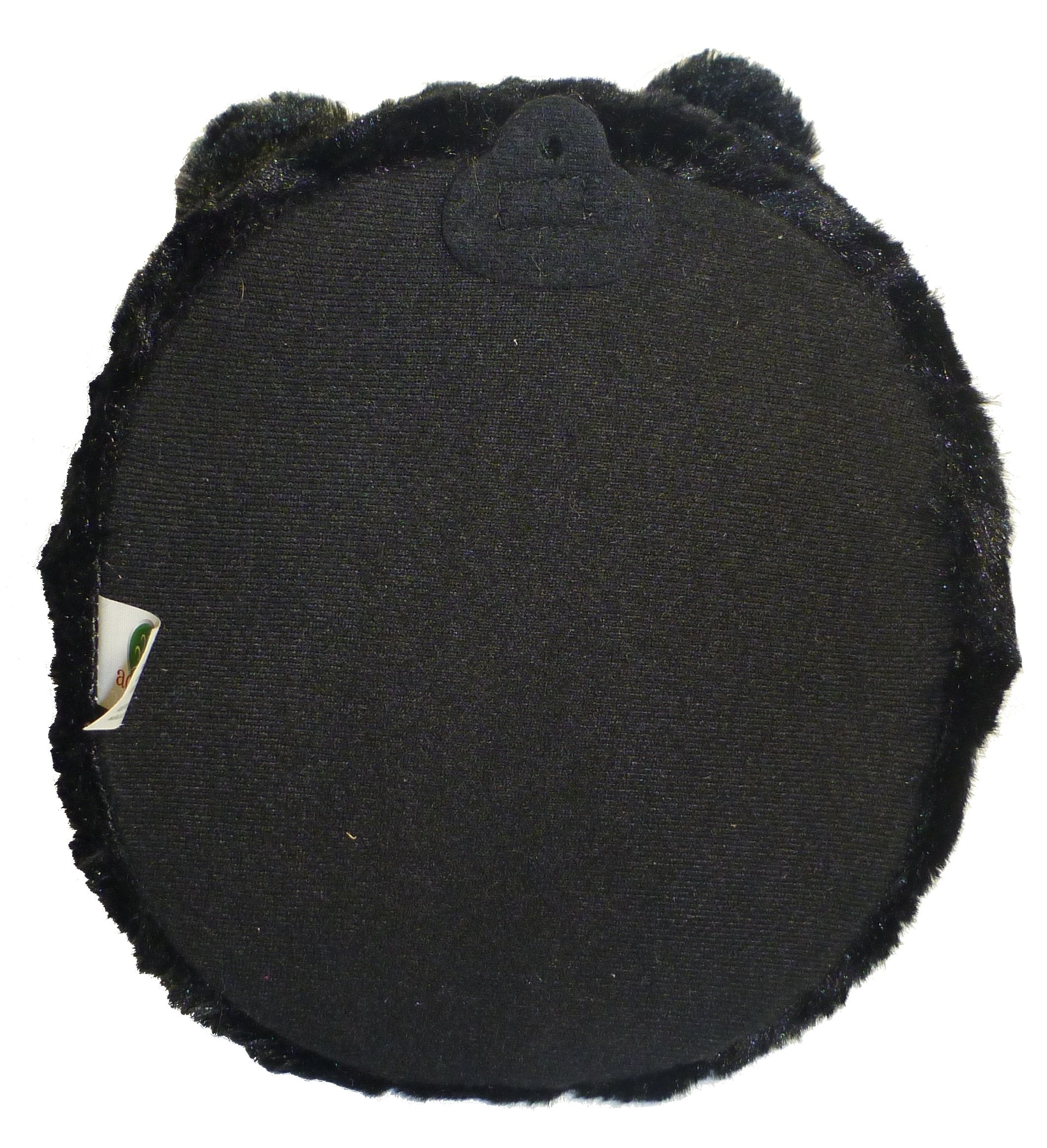 Adore Tahoe Black Bear plush walltoy back view showing mounting loop for easy display