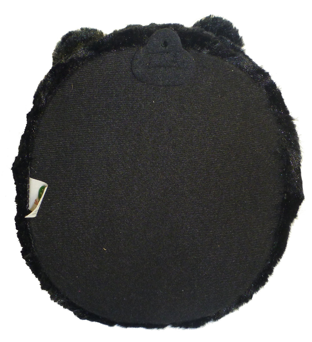 Adore Tahoe Black Bear plush walltoy back view showing mounting loop for easy display