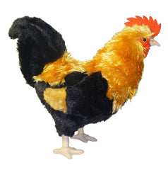 Adore Plush Valiant Rooster 14in standing plush – durable kid-friendly cuddle companion for playtime.