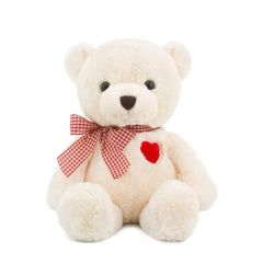 Adorlynetty bear heart-face closeup highlighting cuddly, gift-ready appeal.