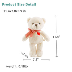 Adorlynetty bear soft-fur detail showcases premium plush texture.