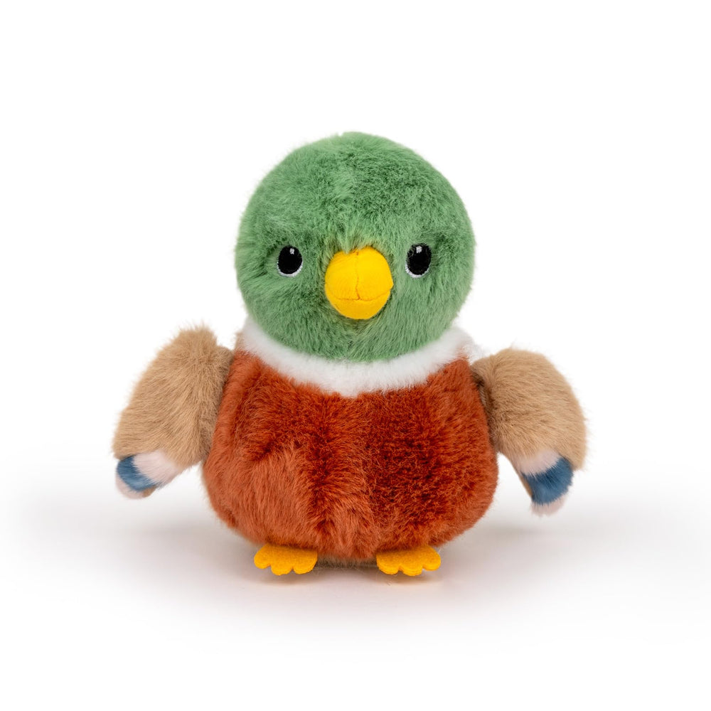 Adorlynetty Mallard Duck plush 5-inch for cozy hugs on the go.