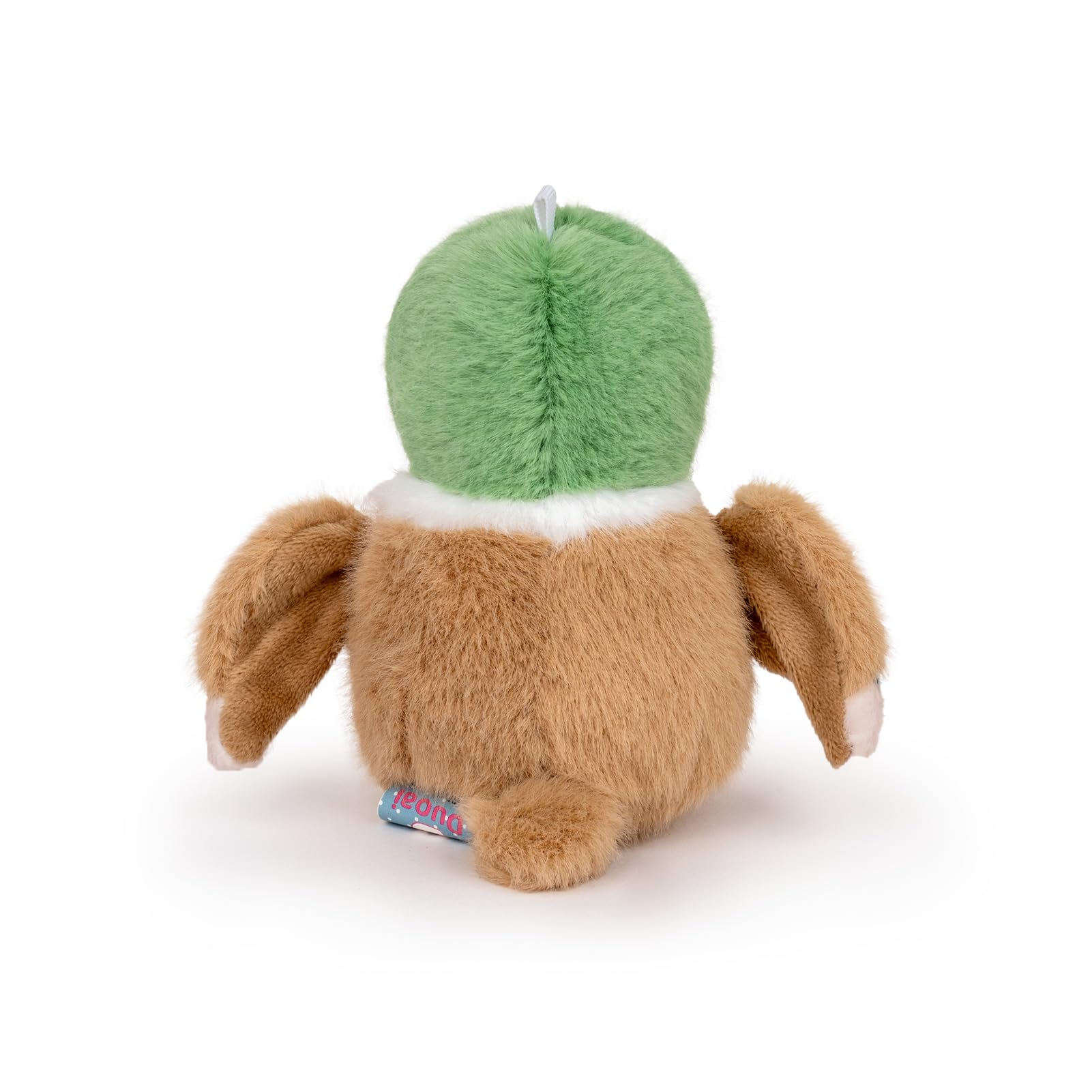 Adorlynetty Mallard Duck plush feathers texture feels lifelike.