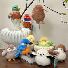 Adorlynetty Mallard Duck plush is huggable and kid-friendly.