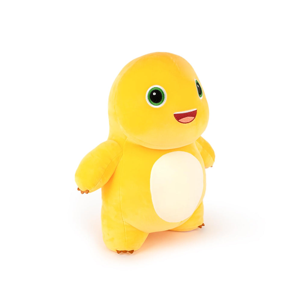 Adorlynetty Nailong dinosaur yellow plush 9in cuddly bedtime companion.