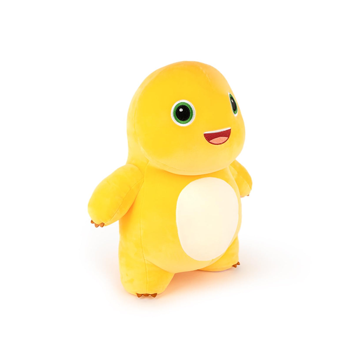 Adorlynetty Nailong dinosaur yellow plush 9in cuddly bedtime companion.