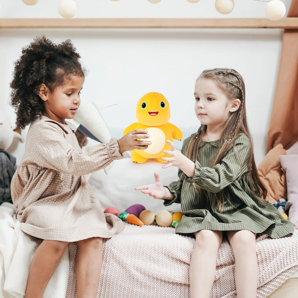 Adorlynetty Nailong dinosaur yellow plush cozy nap-time companion.