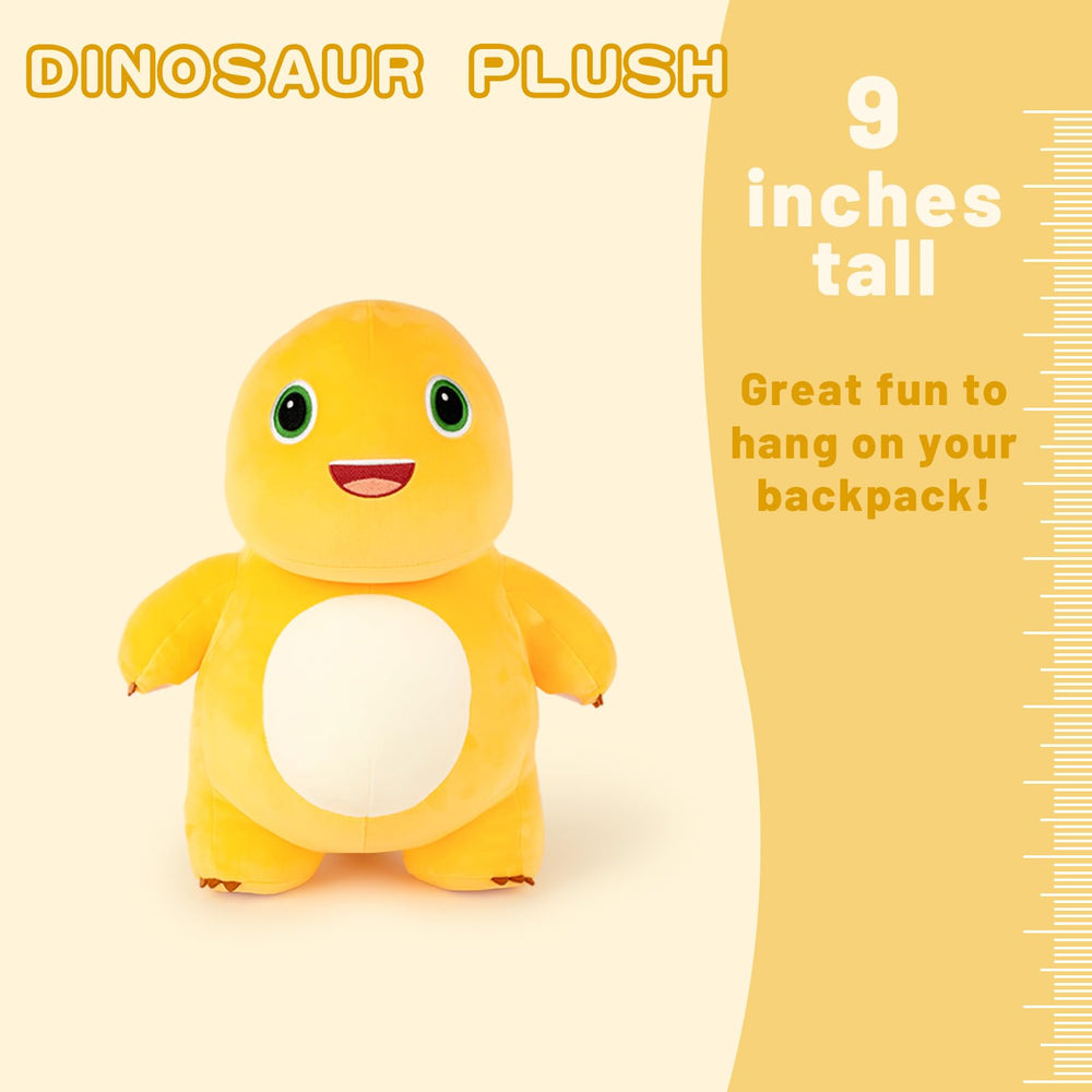 Adorlynetty Nailong dinosaur yellow plush soft texture invites gentle hugs.
