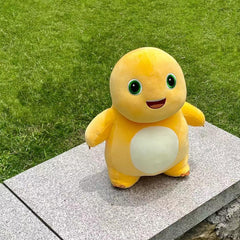 Adorlynetty Nailong dinosaur yellow plush travels as a portable buddy.