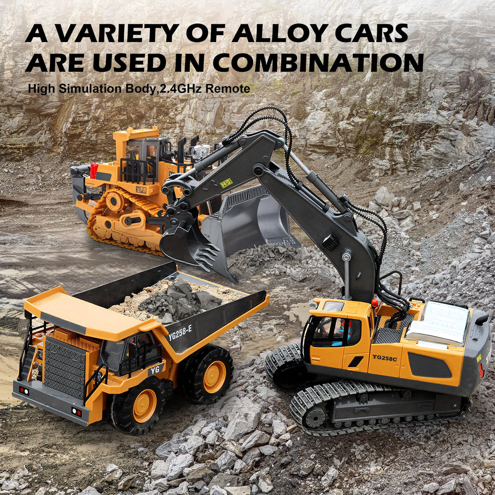 ADTHLIER RC excavator contents included for a ready-to-play gift