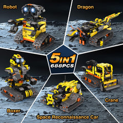 ADUSRIZ 5-in-1 dragon robot build sparks imaginative STEM storytelling.