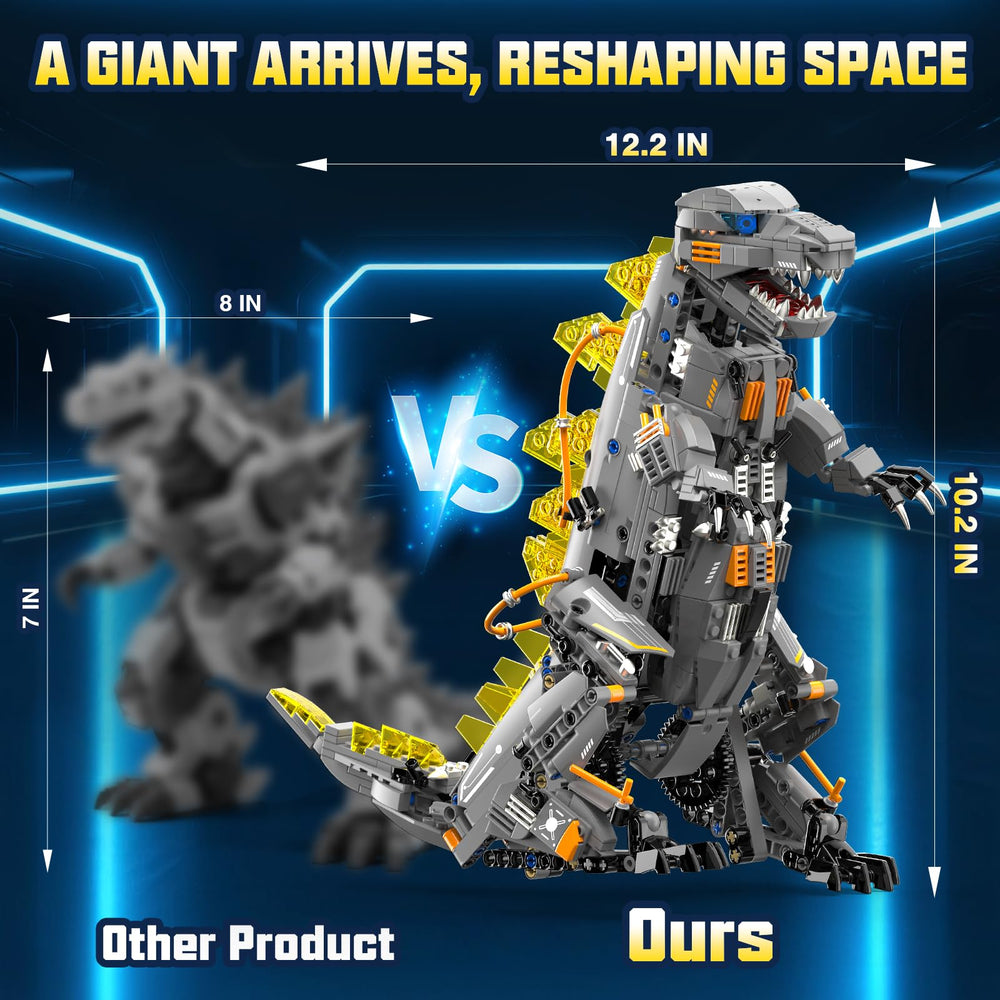 ADUSRIZ Dinasour app control mode, enables hybrid play and learning