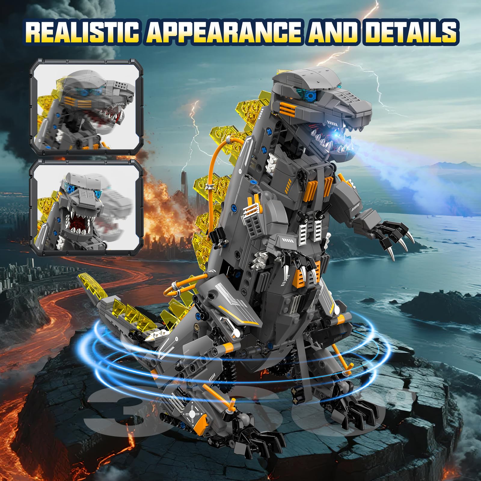 ADUSRIZ Dinasour triceratops build, promotes sequencing and spatial awareness