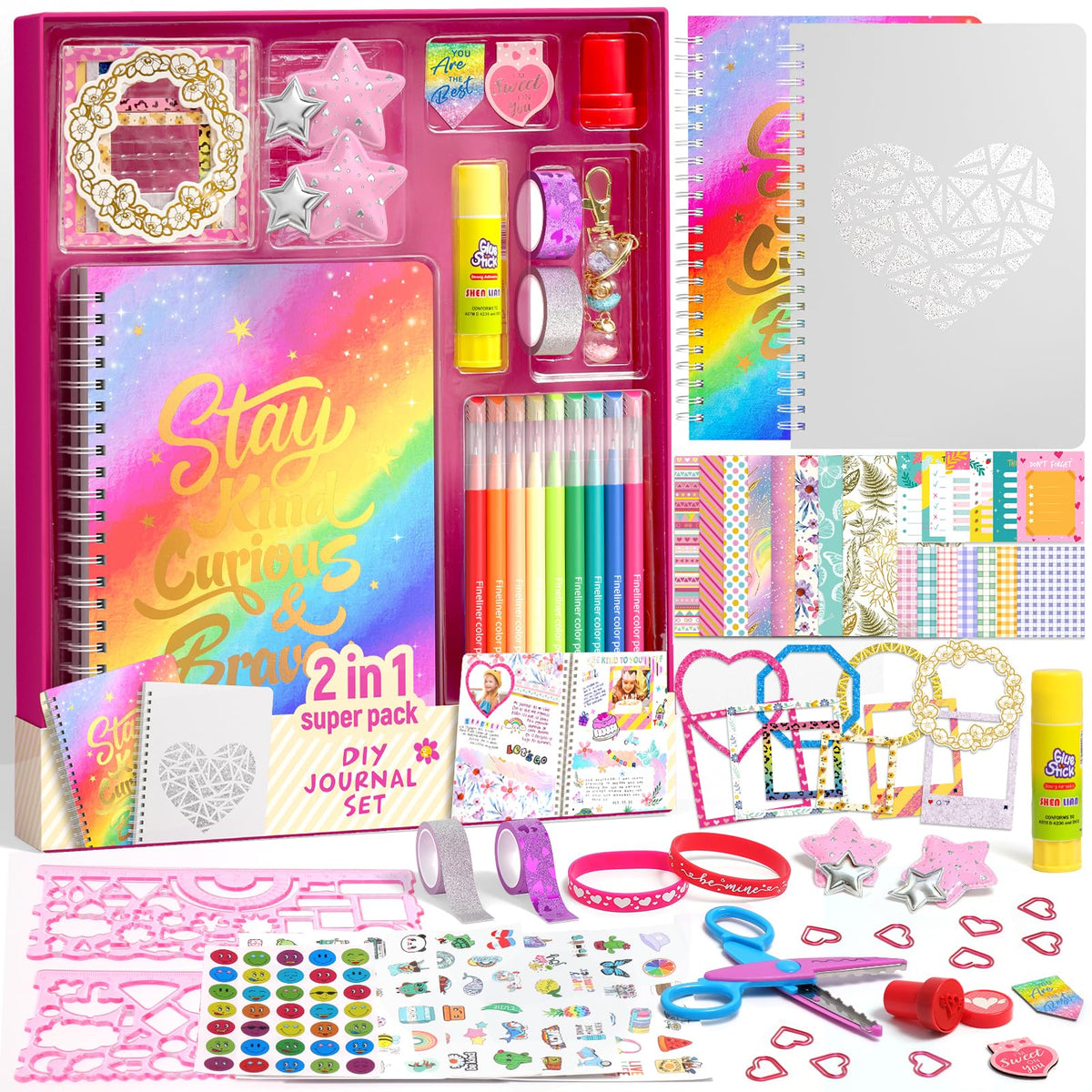 ADUSRIZ DIY journal kit cover featuring vibrant design for creative journaling.