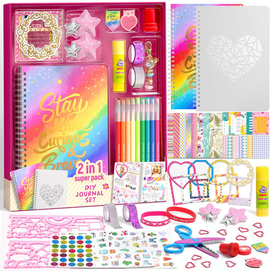 ADUSRIZ DIY journal kit cover featuring vibrant design for creative journaling.