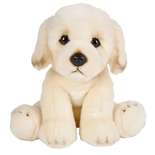 Adventure Planet Golden Retriever Plush—nap-time pose ideal for comforting cuddles and rest.