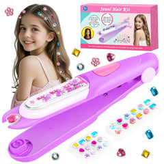 ADXVR Hair Gem Stamper Kit with shining diamonds for fast at-home sparkle.
