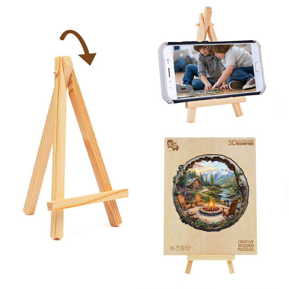 Aeekdook wooden puzzle eco-friendly natural material supports responsible crafting.
