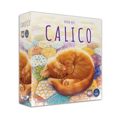 AEG Calico box cover featuring a cozy quilt theme for family play.