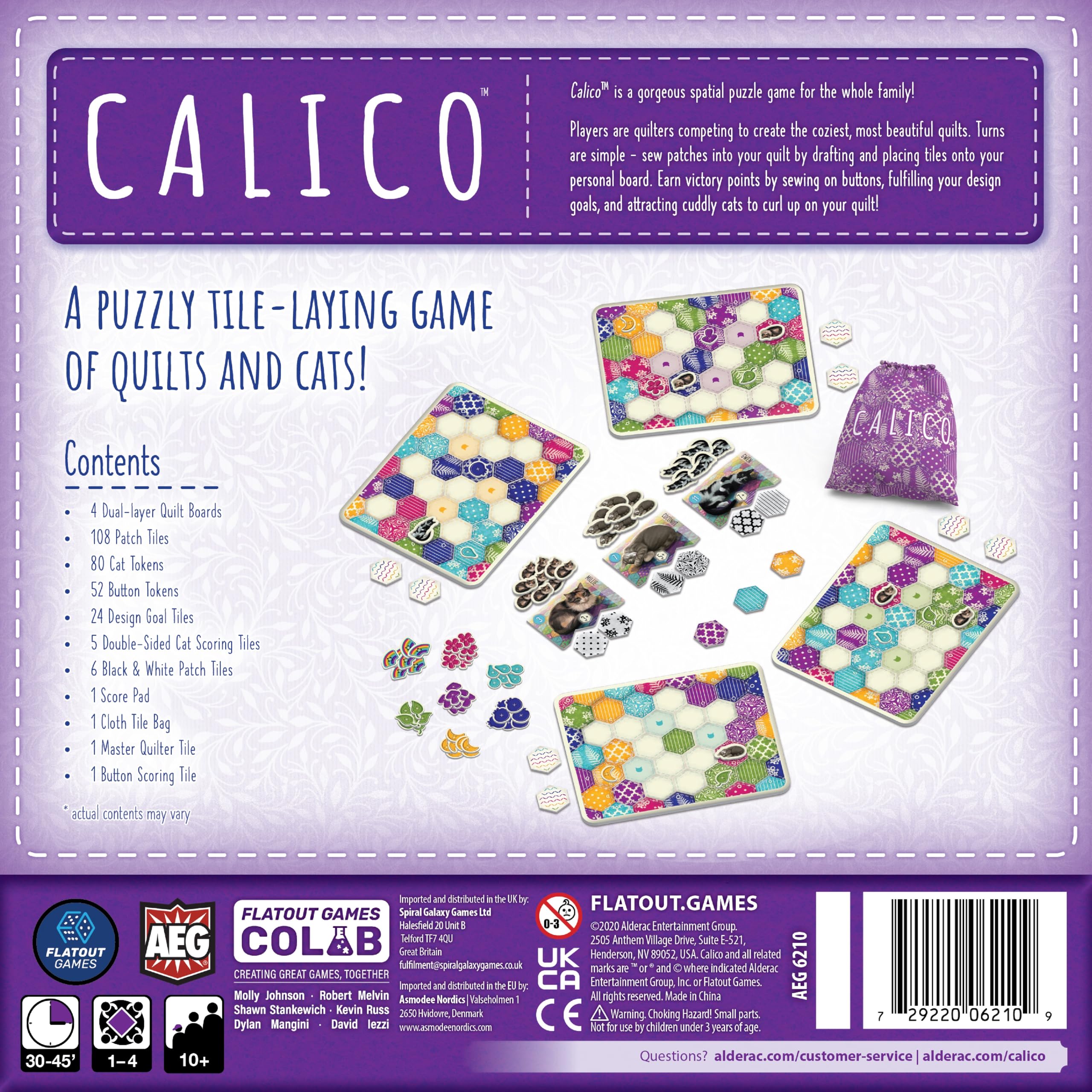 AEG Calico drafting tiles close-up highlighting strategic tiling options.