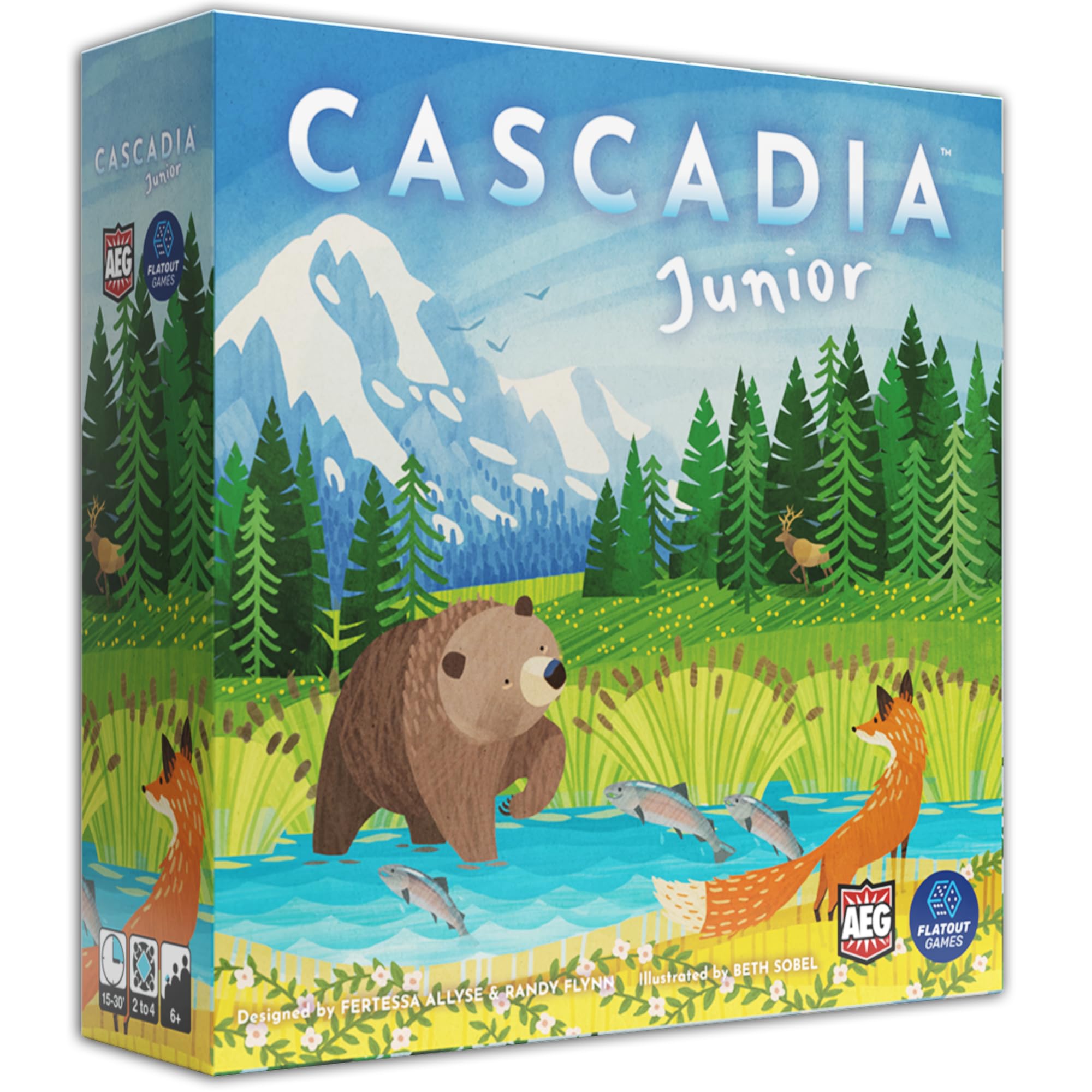 AEG Cascadia Junior forest tile with colorful wildlife for pattern building