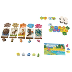 AEG Cascadia Junior mountain tile featuring bold terrain for quick puzzles