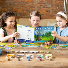 AEG Cascadia Junior pattern cards guiding beginners through matching