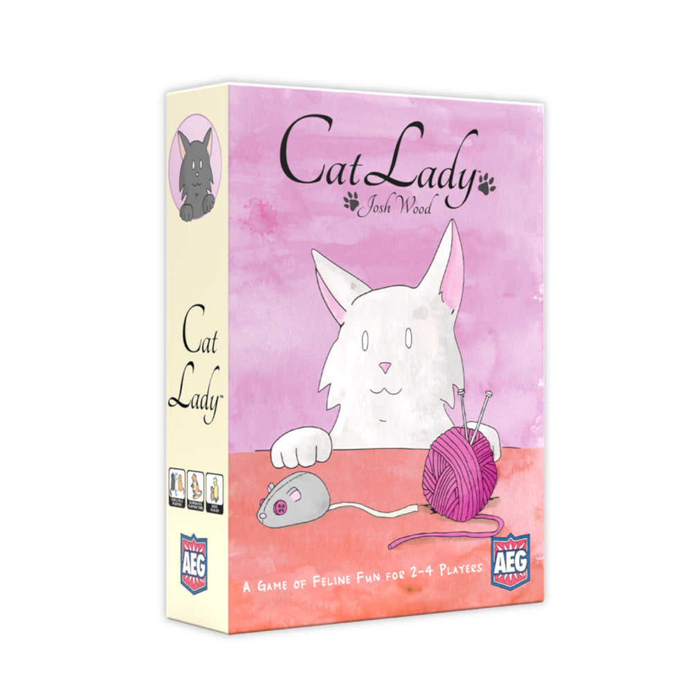 AEG Cat Lady Board Game box front invites family play.