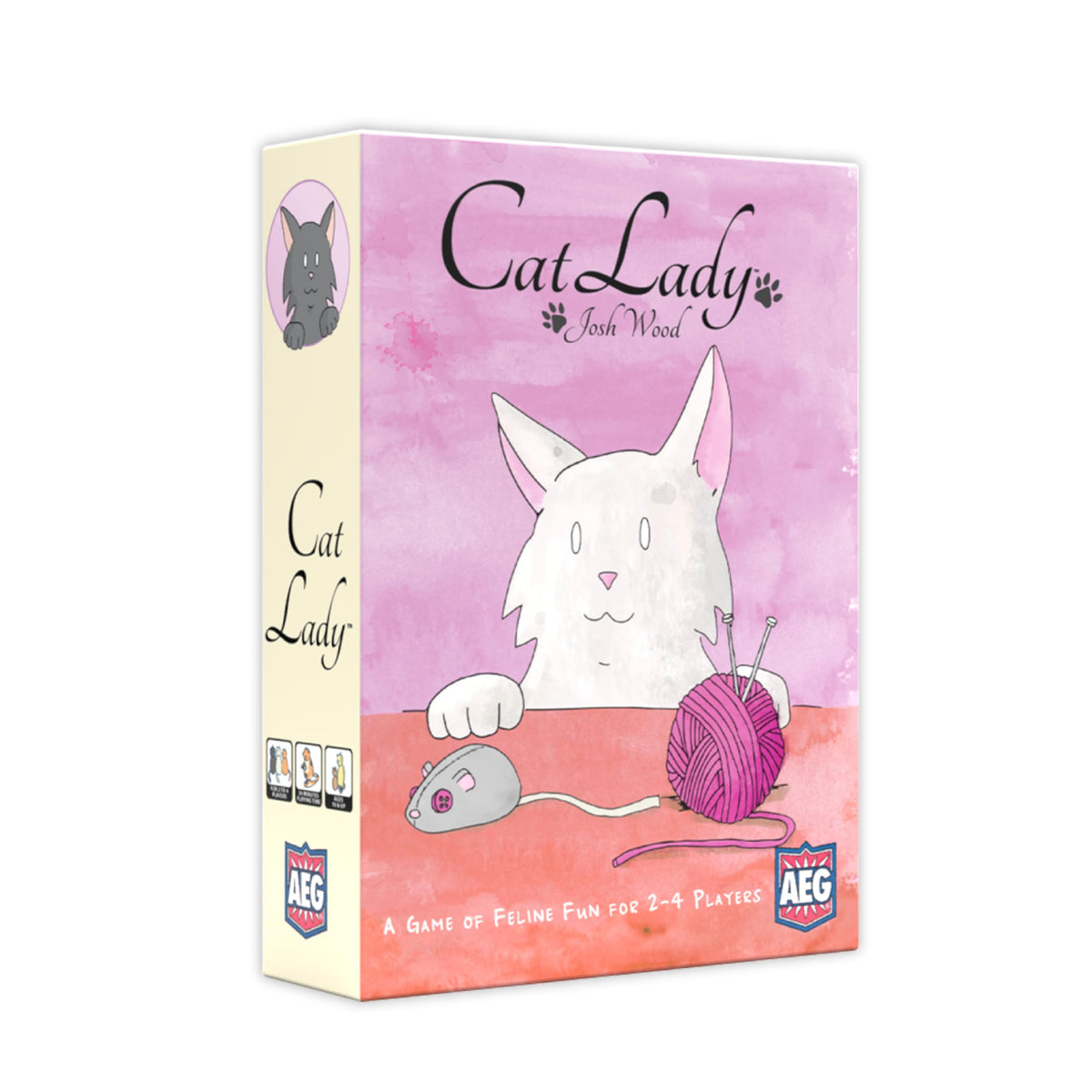 AEG Cat Lady Board Game box front invites family play.