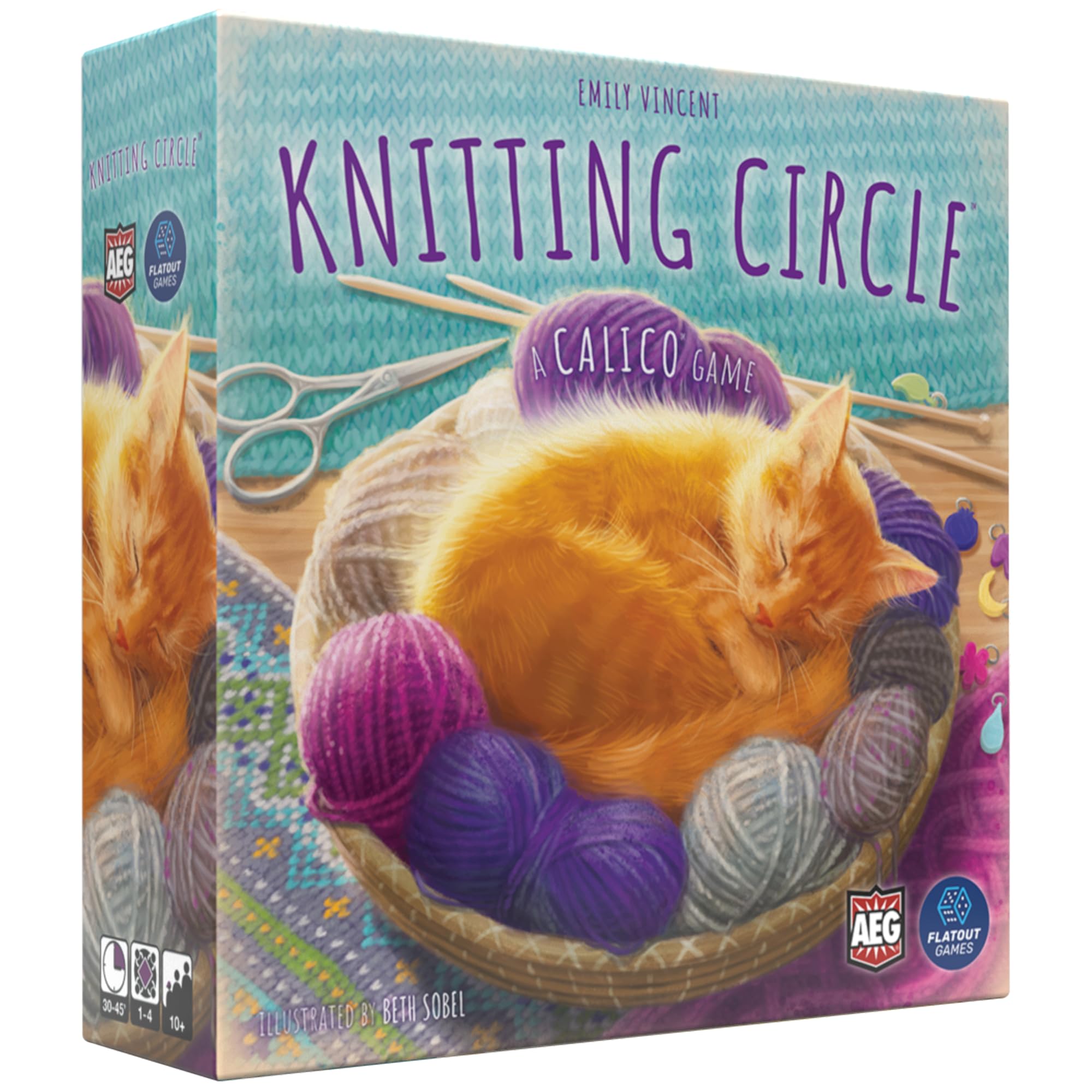 AEG Knitting Circle cat tokens boost cozy strategy and interaction