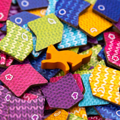 AEG Knitting Circle quilt tiles draft mini expansion teaser