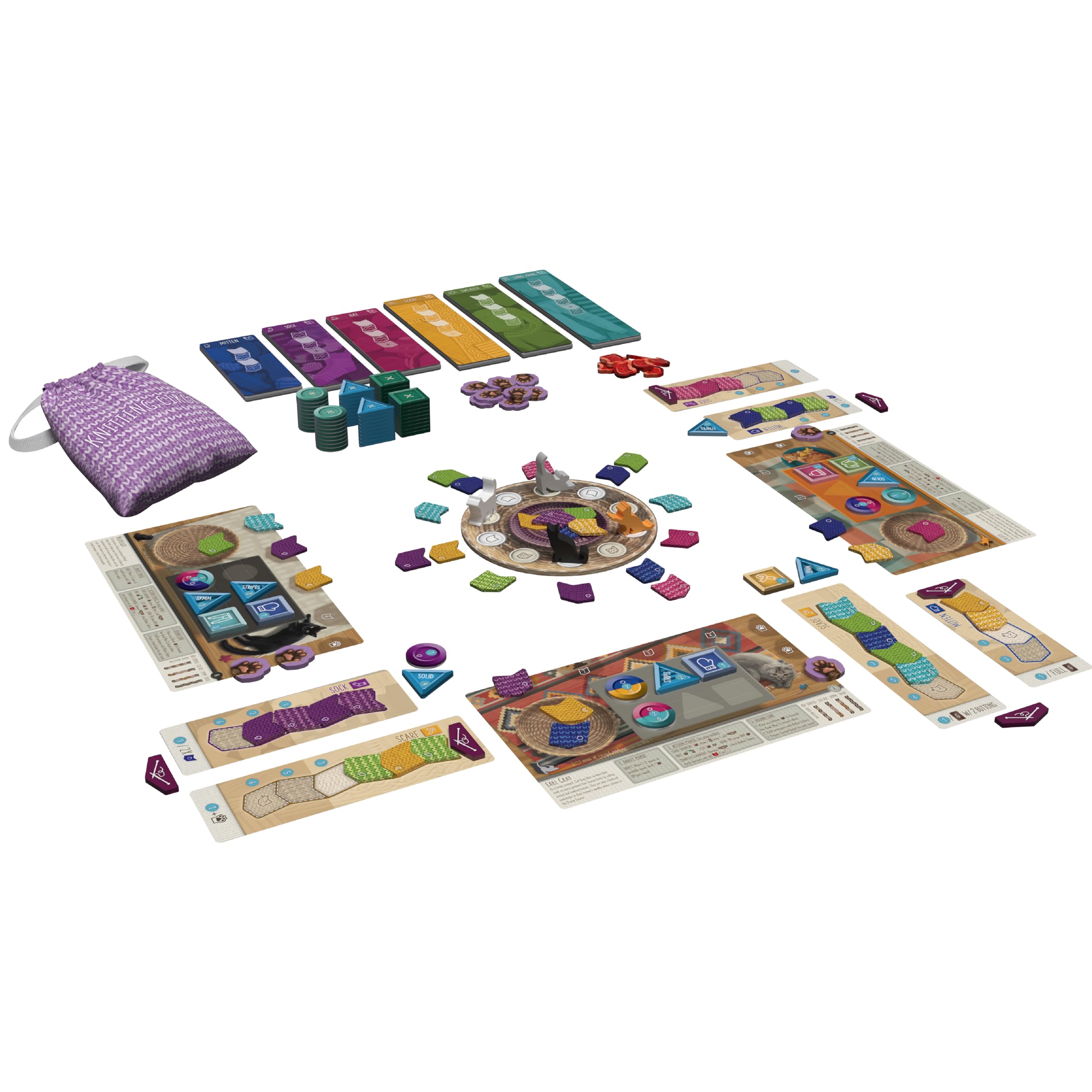 AEG Knitting Circle yarn tiles invite quick, satisfying drafting