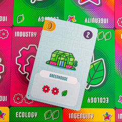 AEG Point City building cards: 150 unique options inspire varied gameplay.