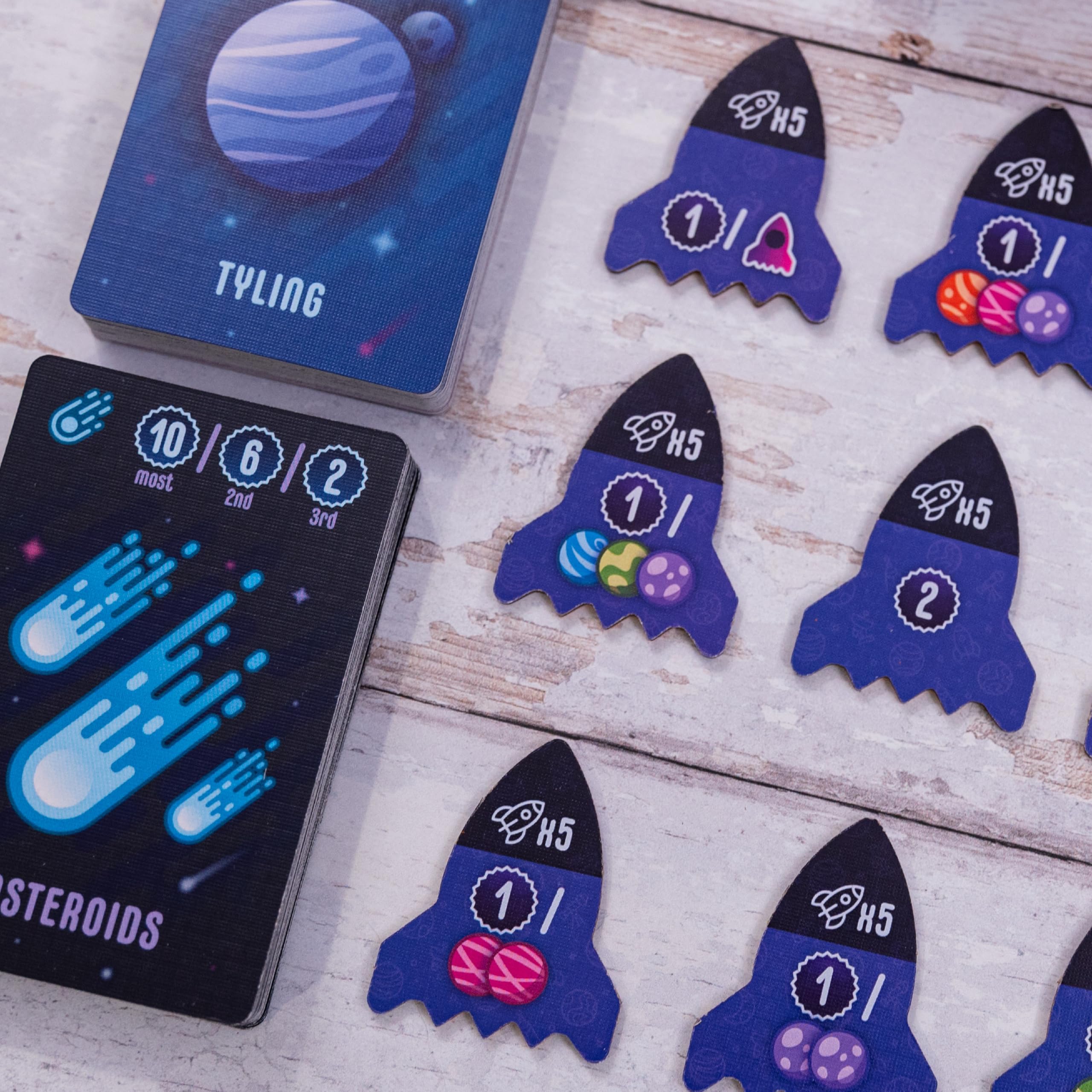 AEG Point Galaxy board highlighting spatial puzzle layout