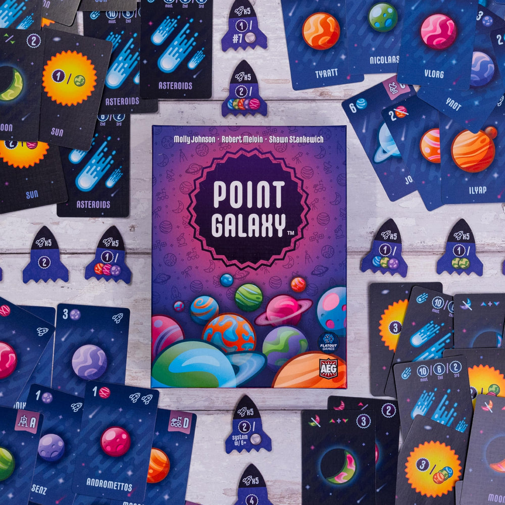 AEG Point Galaxy market cards in play for quick selections