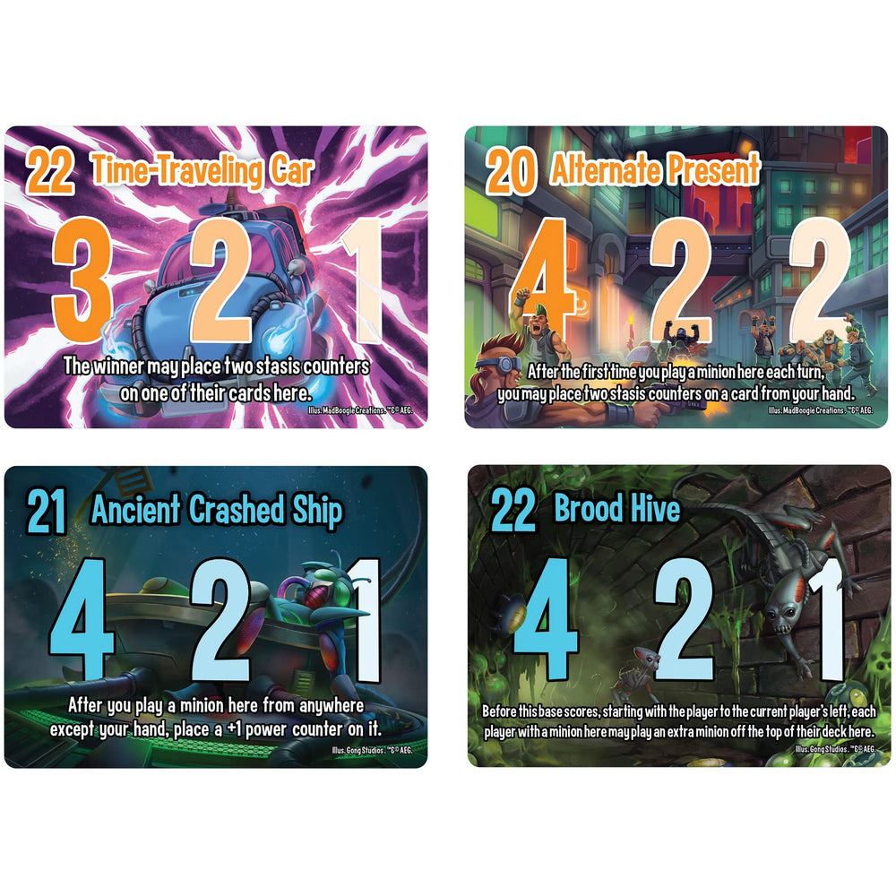 AEG Smash Up: Excellent Movies, Dudes! extramorphs cards bring unpredictable twists to matches.