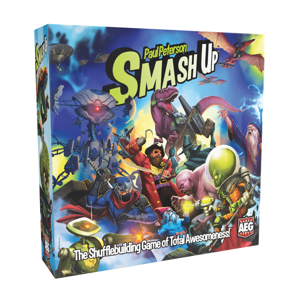 AEG Smash Up faction abilities in action highlighting varied tactics