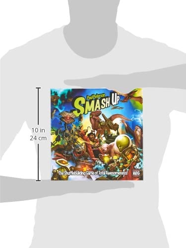 AEG Smash Up minions on bases showing strategic positioning and clash visuals