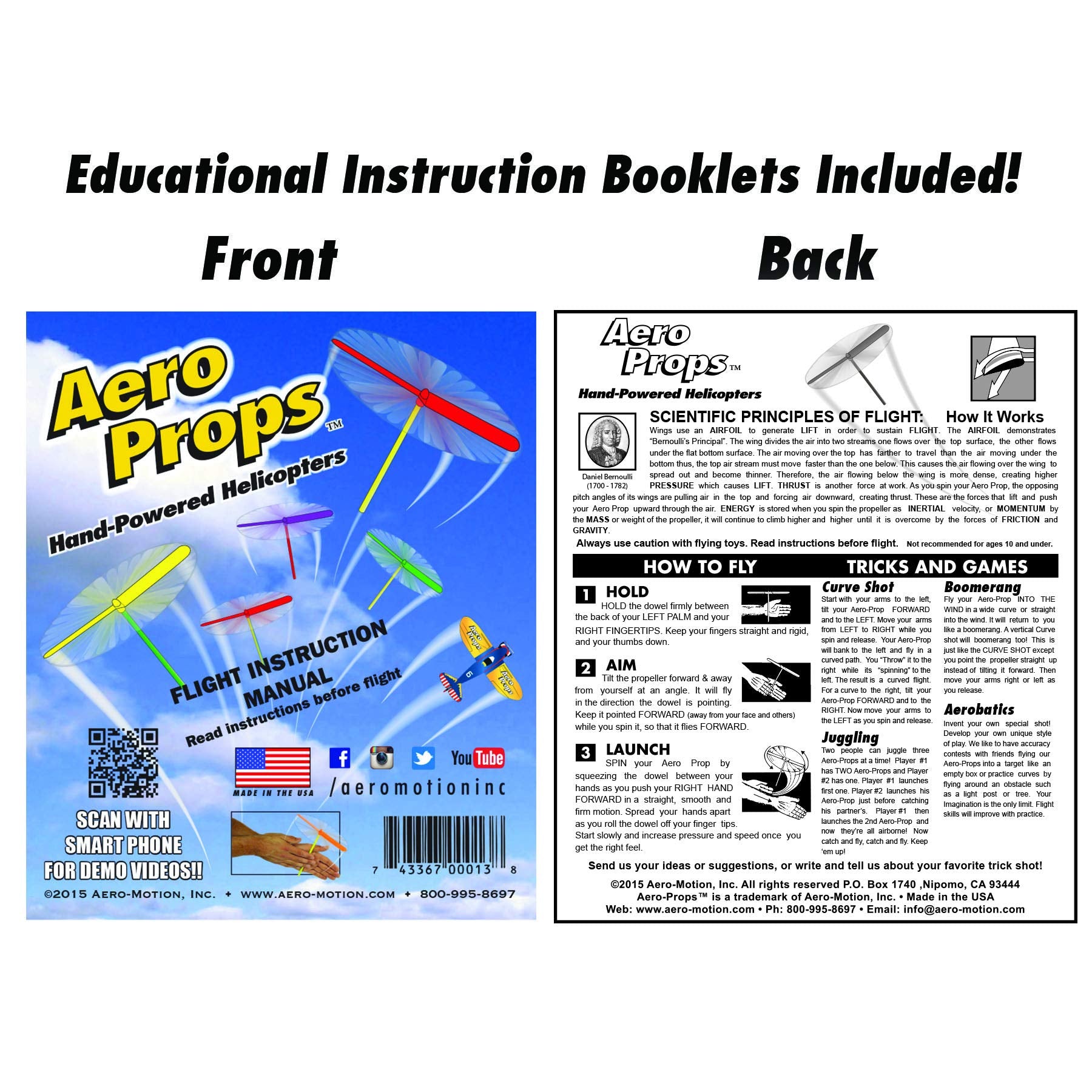 Aero Props colorful propellers invite playful learning and group activities.
