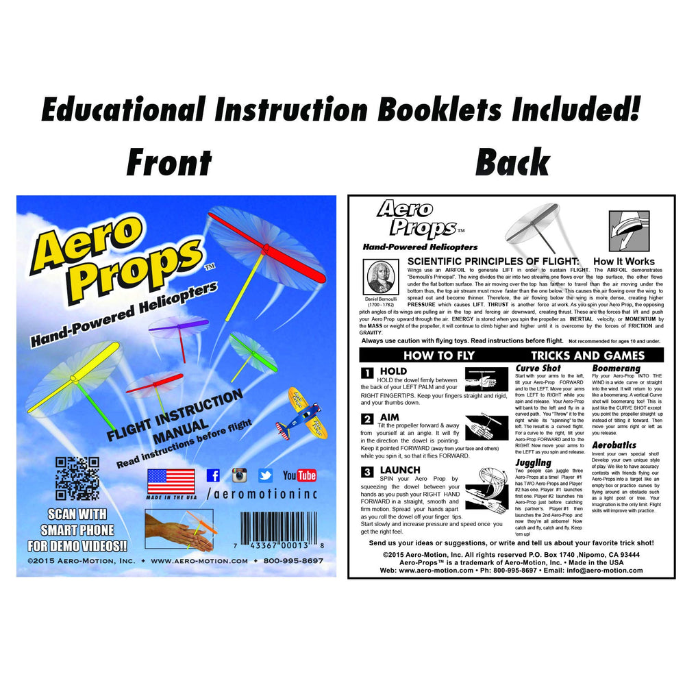 Aero Props colorful propellers invite playful learning and group activities.