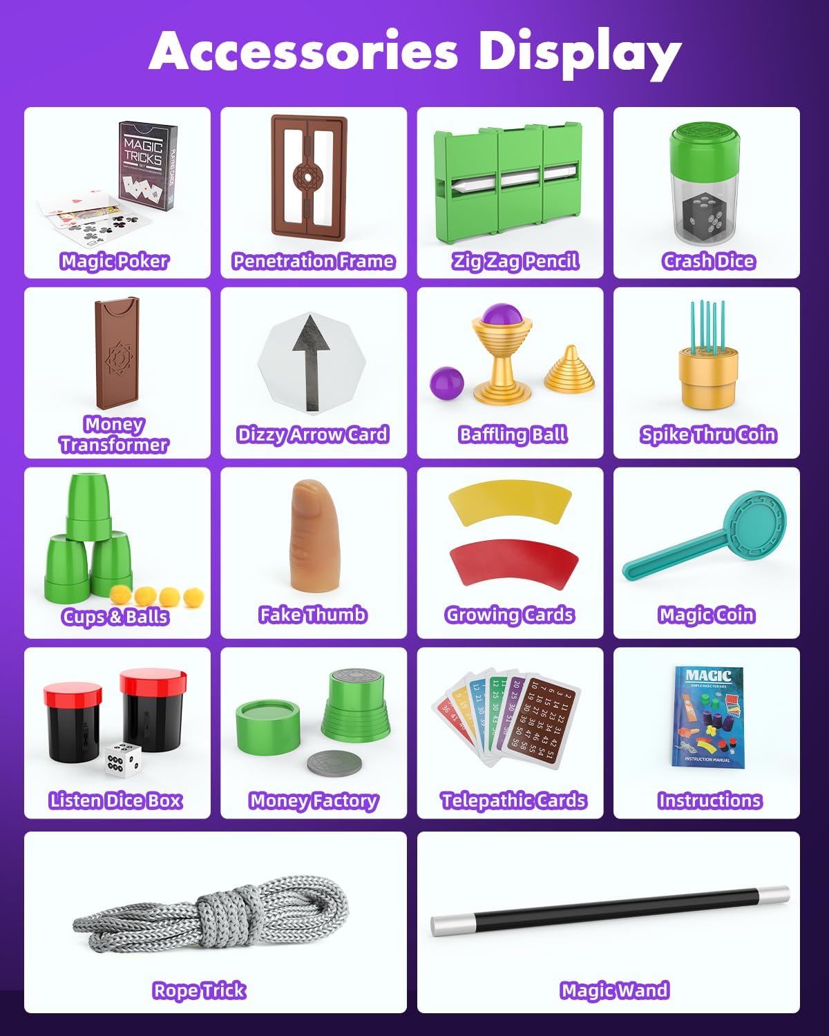 AeroQuest beginner magic tricks setup demonstrates easy-to-learn routines.