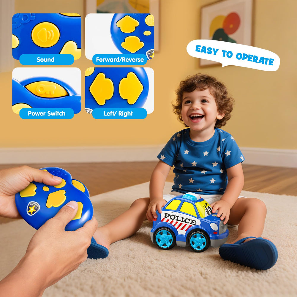 AEROQUEST child-friendly remote control demonstrates easy handling and motor skill development.