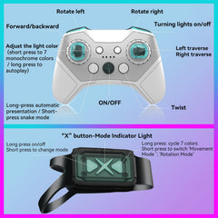 AEROQUEST gesture sensing RC stunt car rechargeable batteries power longer sessions.